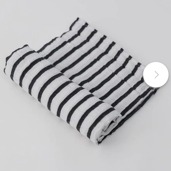 NWOT - Little Unicorn Cotton Muslin Single Swaddle - Breton Stripes - Picture 2 of 5